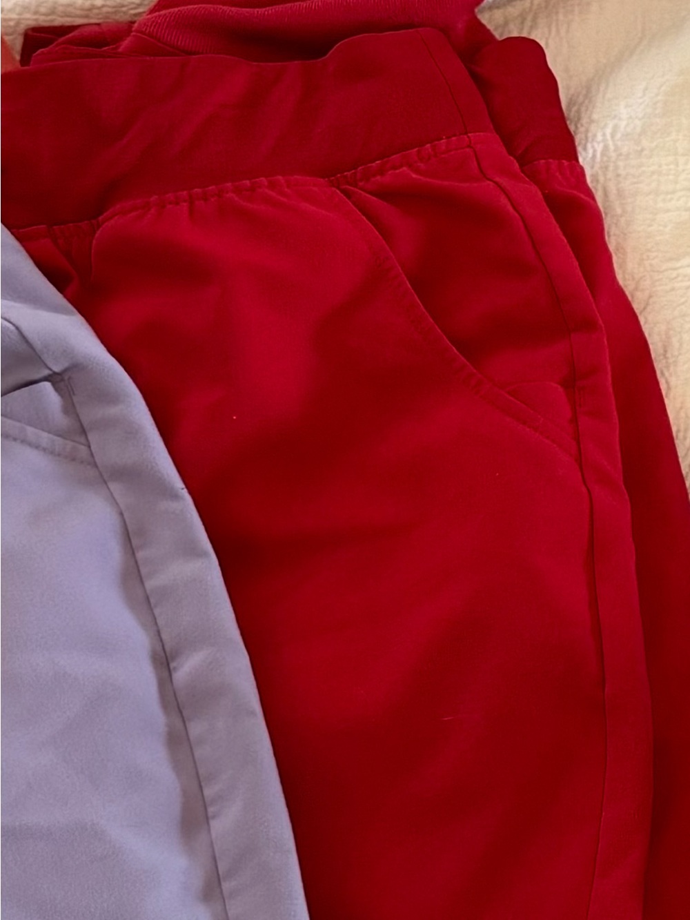 Figs Zamora Red Jogger Scrubs